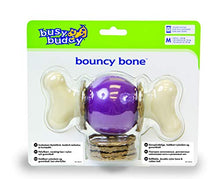 Load image into Gallery viewer, PetSafe Busy Buddy Bouncy Bone M Durable Dog Chew Toy, Dog Toy Bone with Treat Rings - Medium