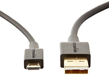 Load image into Gallery viewer, Amazon Basics USB 2.0 A-Male to Micro B Cable, 3 feet, Black