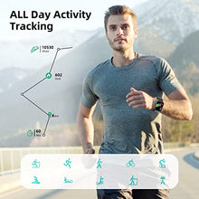 Load image into Gallery viewer, Smart Watch for Men Women Compatible for Android IOS Phones Samsung iPhone, Cuszwee 1.69″ IP68 Waterproof Smartwatch Activity Fitness Tracker with Heart Rate Blood Oxygen Sleep Monitor Pedometer
