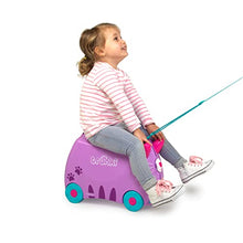 Load image into Gallery viewer, Trunki Children’s Ride-On Suitcase & Kid's Hand Luggage: Cassie Cat (Lilac)