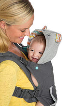 Load image into Gallery viewer, INFANTINO Cuddle Up Carrier - Ergonomic bear-themed face-in front carry and back carry with removable character hood for infants and toddlers 12-40 lbs / 5.4-18.1 kgs