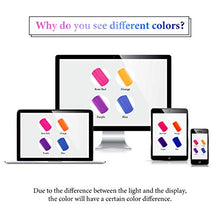 Load image into Gallery viewer, 6 Pieces 6 Colors Colorful Clip in on Hair Extension Rainbow Hairpiece for Girls Princess Party Straight Hair Extensions Clip, 20 Inch
