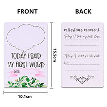 Load image into Gallery viewer, 24pcs Baby Milestone Cards, Unisex Boy Girl Photo Keepsake Memory Milestone Moments Baby Shower Presents Gifts