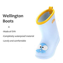 Load image into Gallery viewer, Nasogetch Kids Wellies Boys Girls Wellington Boots Rain Boots Lightweight Waterproof Blue 150 UK5.5/6