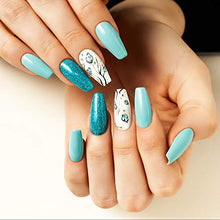 Load image into Gallery viewer, Ballerina Nails Long False Nails Coffin Fake Nails Full Cover Length 100 Pieces Artificial Fingernails Tip with Case for Nail Salons and DIY Nail Art, 10 Sizes (Natural)