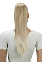 Load image into Gallery viewer, PRTTYSHOP 22" Hairpiece Ponytail Extension Drawstring Voluminous Straigth Blond Mix PH520