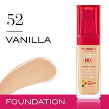 Load image into Gallery viewer, Bourjois Healthy Mix Anti-Fatigue Medium Coverage Liquid Foundation 52 Vanilla, 30ml, 29199601052