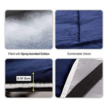 Load image into Gallery viewer, REDCAMP XL Mattress for Camping Bed, 190x75cm Soft Comfortable Cotton Thick Sleeping Mattress Pad, Blue