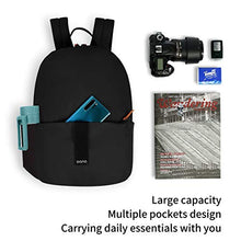 Load image into Gallery viewer, Amazon Brand - Eono Ultralight Casual Backpack for Men Women, 20L Water Resistant Daypack Rucksack for School, Hiking, Camping, Travel, Outdoor (Black)