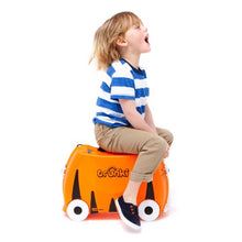 Load image into Gallery viewer, Trunki Children’s Ride-On Suitcase: Tipu Tiger (Orange)