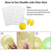 Load image into Gallery viewer, Balloon Garland Accessories Kit, DIY Balloon Arch Accessory Including 2 Rolls 5 Meters Balloon Tape Strip, 100PCS Balloon Glue, 4 Rolls 5M Colourful Ribbon