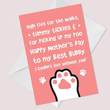 Load image into Gallery viewer, Red Ocean Funny Mothers Day Card From The Dog Novelty Mother's Day Card For Mum Mummy