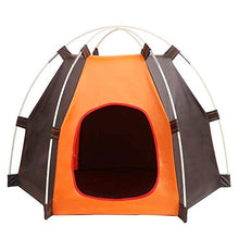 Load image into Gallery viewer, OUGE Portable Folding Dog Tent Cat House Bed, Outdoor Waterproof Animals Shelter Wigwam, Summer Beach Sunscreen Rabbit,Travel Camping pet Cage in Car, Door Entrance size 20 * 24 cm