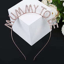 Load image into Gallery viewer, BETESSIN Mummy to Be Sash with Rhinestone Tiara Crown Headband Mum to Be for Baby Shower Party Decoration Party Gifts Accessories Decor Favour Party Supplies