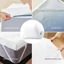 Load image into Gallery viewer, Bedsure Memory Foam Mattress Topper - Matressesdouble Topper Thick Bed Topper Double Egg Crate with Washable Zipped Cover, 135x190cm