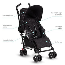 Load image into Gallery viewer, Silver Cross Zest Stroller, Compact and Lightweight Fully Reclining Baby To Toddler Pushchair – Black (New)