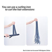 Load image into Gallery viewer, 22 PCS colored hair extensions in 11 colors, highlighting girls with 22-inch straight hair, fashionable hair accessories (including 11 colors)