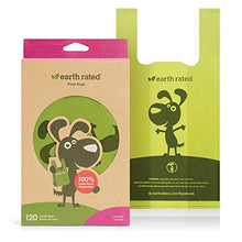 Load image into Gallery viewer, Earth Rated Dog Poo Bags with Tie Handles, Guaranteed Leakproof, Lavender Scented, 120 Count