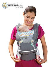 Load image into Gallery viewer, INFANTINO Cuddle Up Carrier - Ergonomic bear-themed face-in front carry and back carry with removable character hood for infants and toddlers 12-40 lbs / 5.4-18.1 kgs