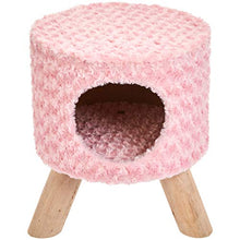 Load image into Gallery viewer, Amazon Basics Cat Condo Ottoman, Pink