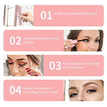 Load image into Gallery viewer, Magnetic Eyeliner and Magnetic Eyelash Kit (5 Pairs), Upgraded 3D Reusable Magnetic Eyelashes Kit False Lashes Natural Look with Applicator, No Glue Needed