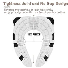 Load image into Gallery viewer, Upgrade Gimars Foldable Potty Toilet Training Seat for Baby with Front Anti-SplashBlock/Children Upgrade Portable Travel Baby Toilet Training Seat with 8 Antislip Silicone Pads & Carry Bag (White)