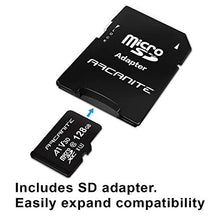 Load image into Gallery viewer, ARCANITE 128GB microSDXC Memory Card with Adapter - A1, UHS-I U3, V30, 4K, C10, Micro SD, Optimal read speeds up to 90 MB/s