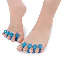 Load image into Gallery viewer, 4 Pairs Gel Toe Stretcher and Toe Separator, Soft Nail Toe Separator Divider Spacer for Pedicure Manicure Nail Art