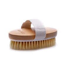 Load image into Gallery viewer, Ithyes Dry Brushing Body Brush Exfoliating Brush Natural Bristle bath Brush for Remove Dead Skin Toxins Cellulite,Treatment,Improves Lymphatic Functions,Exfoliates,Stimulates Blood Circulation