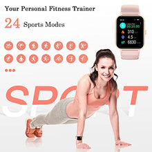 Load image into Gallery viewer, Blackview Smart Watch for Women, 1.69" Full Touch Screen Fitness Watch with Female Health Tracking, SpO2/Body Thermometer/Heart Rate/Sleep Monitor, IP68 Waterproof Step Counter Watch for Android iOS