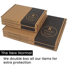 Load image into Gallery viewer, MODERN HOUSE SIGN PLAQUE DOOR NUMBER STREET GLASS EFFECT ACRYLIC ALUMINIUM NAME