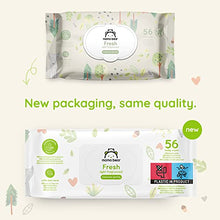 Load image into Gallery viewer, Amazon Brand - Mama Bear Fresh Lightly Fragranced Baby Wipes – Pack of 18 (Total 1008 wipes)
