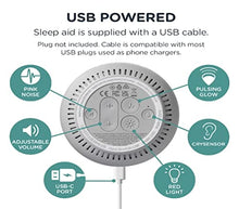 Load image into Gallery viewer, Tommee Tippee Dreammaker Baby Sleep Aid, Pink Noise, Red Light Night Light, Scientifically Proven, Intelligent CrySensor