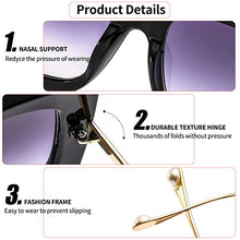 Load image into Gallery viewer, Dollger Cat Eye Sunglasses Trendy Women Vintage Retro Square Cateye Glasses Men UV400