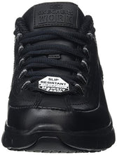 Load image into Gallery viewer, Skechers Women's Sure Track - Trickel Work Shoes, Black Black Leather Blk, 6 UK