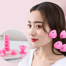 Load image into Gallery viewer, Beayuer 40 Pcs Pink Magic Hair Rollers Curling Hair Styling Tool Include 20pcs Large and 20pcs Small Silicone Curlers Hair Professional Accessories No Heat No Damage to Hair (Pink)