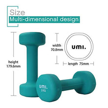 Load image into Gallery viewer, Amazon Brand - Umi - Neoprene Dumbbell (2 x 2KG)