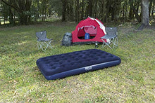Load image into Gallery viewer, Bestway Comfort Quest Flocked Double Air Bed, Blue, 75 x 54 x 8.75 Inch