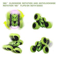 Load image into Gallery viewer, DDiswoee&Diswoe Remote Control Car RC Cars Stunt Car Toy, 4WD 2.4Ghz Remote Control Car Double Sided Rotating Vehicles 360° Flips with Headlights, Kids Toy Cars for Boys & Girls Birthday Christmas