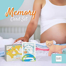 Load image into Gallery viewer, Baby Memory Card Set for a Girl or Boy - 40 Beautiful Unisex Photo Cards to Capture Those Important Memories - by Ruby Ashley