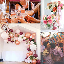 Load image into Gallery viewer, AODIGEGE Rose Gold Balloon Arch Kit 125pcs Balloon Arch Garland Kit Champagne Bottle Balloons + Confetti Balloon and Tape Strip Decoration Balloons for Party Decorations Wedding Birthday