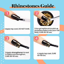 Load image into Gallery viewer, Beetles 12 Colors Gel Nail Polish Starter Kit with UV Light 48W LED Nail Lamp Cure Base Top Coat Gel Nude Gray Pink Blue Gel Polish Glitter Powder Nail Art Rhinestone Gems DIY Manicure Gift for Women
