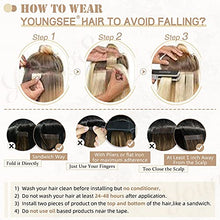 Load image into Gallery viewer, Tape in Hair Extensions Human Hair Brown to Medium Brown Mix Blonde 12inch 100% Real Remy Human Hair Extensions Tape in Extensions Human Hair 20 Pcs/30g