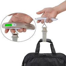 Load image into Gallery viewer, MYCARBON Luggage Scale Portable Digital Scale Electronic Suitcase Scale Hanging Scales Luggage Weighing Scale 110 Pound/ 50 Killogram with Backlit with Tare Function Lightweigh for Travel