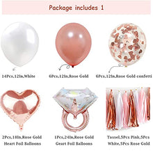 Load image into Gallery viewer, Hen Party Decorations Hen Do Accessories for Bridal Shower,Hen Party Balloons,Hen Do Decorations with Bride to Be Banner,Rose Gold Accessories Supplies Hen Night Party Decoration