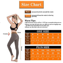 Load image into Gallery viewer, SINOPHANT High Waisted Leggings for Women, Buttery Soft Elastic Opaque Tummy Control Leggings, Plus Size Workout Gym Yoga Stretchy Pants (Black1,One Size) S-L
