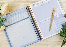 Load image into Gallery viewer, Powder Blue Luxury Wedding Planner Journal with Sections, checklists & Pockets