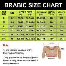 Load image into Gallery viewer, BRABIC Shaper Tops for Women Arm Compression Post Surgery Front Closure Bra Tank Top Shapewear - Beige - XL