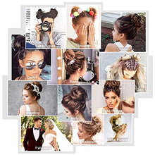 Load image into Gallery viewer, Messy Hair Bun Hair Scrunchies Extension Real Thicken Curly Wavy Messy Synthetic Chignon for Women Updo Hairpiece 48g With Elastic Rubber Band Dark Pink