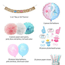 Load image into Gallery viewer, Kreatwow Baby Shower Party Decorations Boy or Girl Gender Reveal Party Supplies 84 Pack